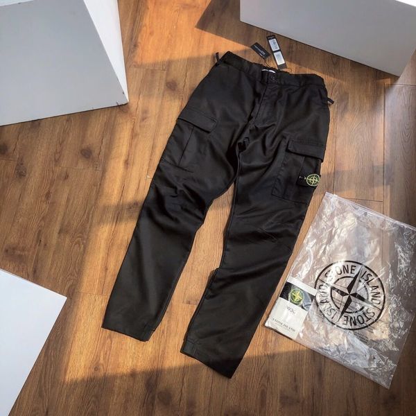 

Men ca ual brand trou er weatpant loo e cotton comfortable fabric letter oem button cargo beam foot trou er