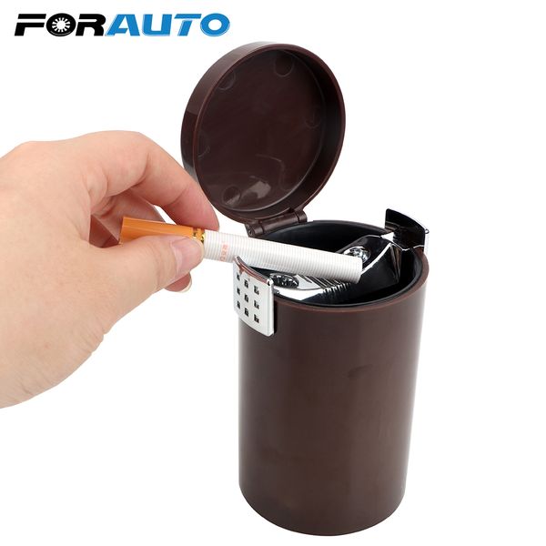 

forauto car ashtray ash tray cigarette smoke holder storage cup holder portable smoke ash cylinder auto trash bin