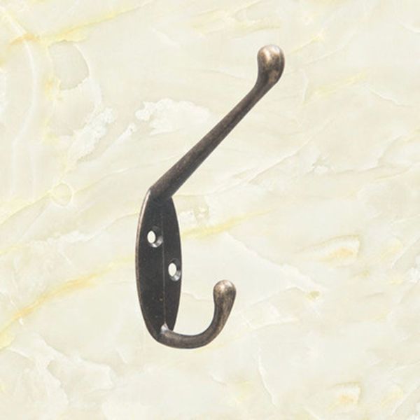 

5 x wall/door robe hooks hanger clothes hat coat hall bedroom bathroom home use