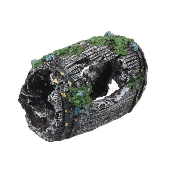 

new aquarium fish tank artificial barrel resin ornament cave landscaping decoration aquarium decoration landscaping pet supplies