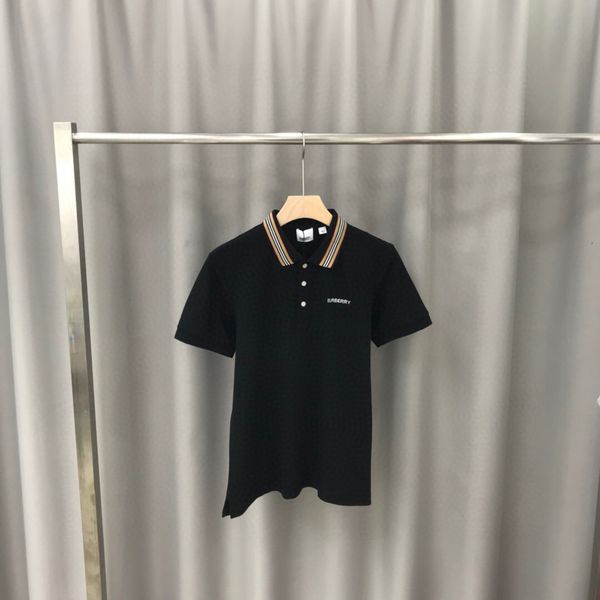 

new summer fashion polo men's shirt short sleeve lapel polo shirt men's fashion casual polo shirt 03, White