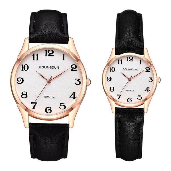 

drop shipping couple watches women fashion leather band watch luxury men analog quartz clock men sport watch relogio masculino, Slivery;brown