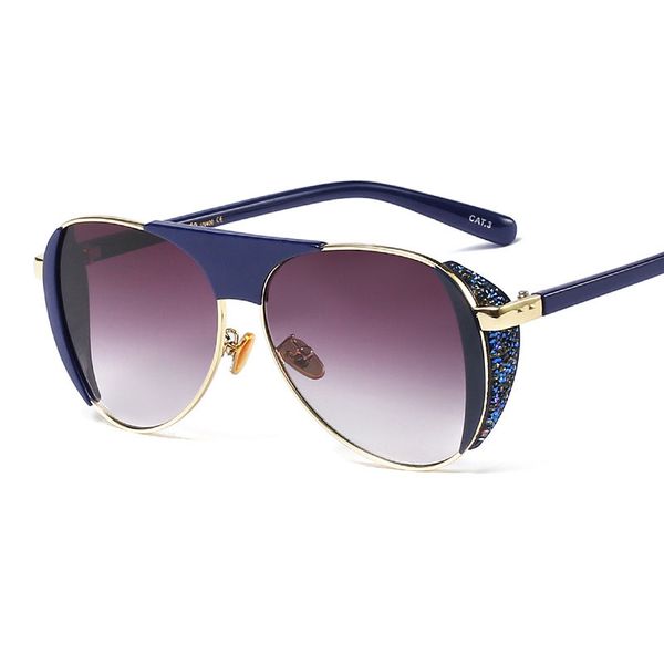 

loversized women pilot sunglasses brand design vintage pilot style glasses coating mirror classic men shades, White;black