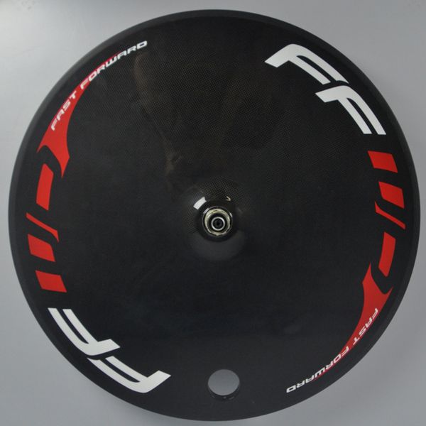 

factory sales disc wheel clincher/tubular carbon wheel road bike 23mm width 3k glossy rear disc carbon wheel