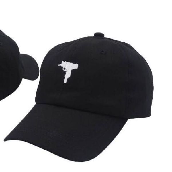 Fashion-2018 Fashion Mens Womens Classic Uzi Gun Dad Baseball Cap Snapback Hip Hop Cappellino Cappello regolabile