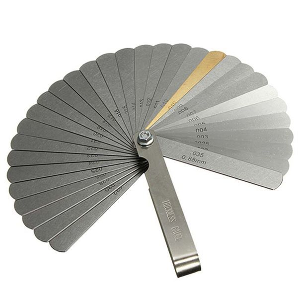 

32 blades feeler gauge metric filler 0.04-0.88mm thickness gage for measurment tool hipping