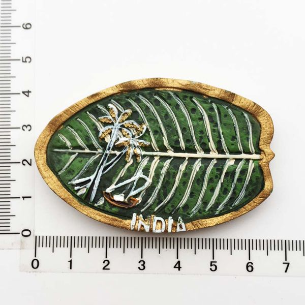 

india travel commemorative resin crafts creative plantain magnetic refrigerator stickers