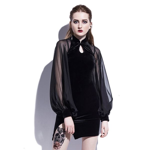 

bodycon dress women clothing gothic bodycon mini dress black sheath women qipao party mesh cheongsam girl short harajuku goth casual, Black;gray