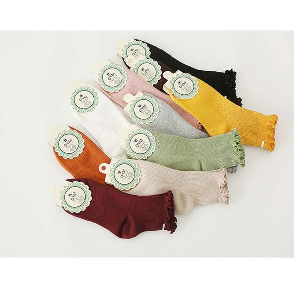 

wholesale-women autumn fashion casual concise all-match solid color retro middle tube socks cotton female stockings living clothes, Black