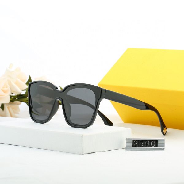 

2590 sunglasses designer sunglasses sun glasses for man woman polarized uv400 lenses leather case cloth box accessories, White;black