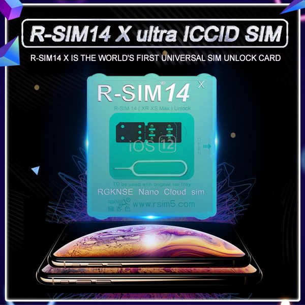 

rsim14 карта разблокировки iccid для iphone xs max xr x i8 i7 i6 plus r-sim rsim 14 iOS 12.x-7.x 4G
