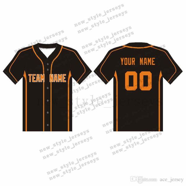 

51MAN Custom Baseball Jerseys Breathable 2019 Men youth Quick Dry Blue white Stitched M-XXXL Green Baseball Jerseys