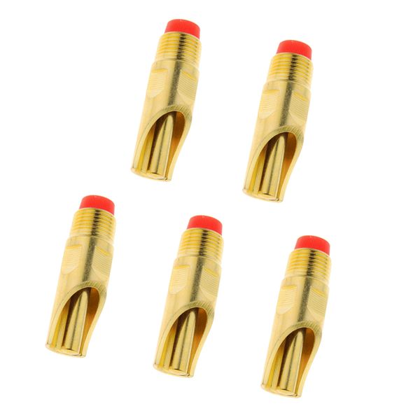 

5pcs metal hog nipple waterer drinker automatic pig dog water drink brass
