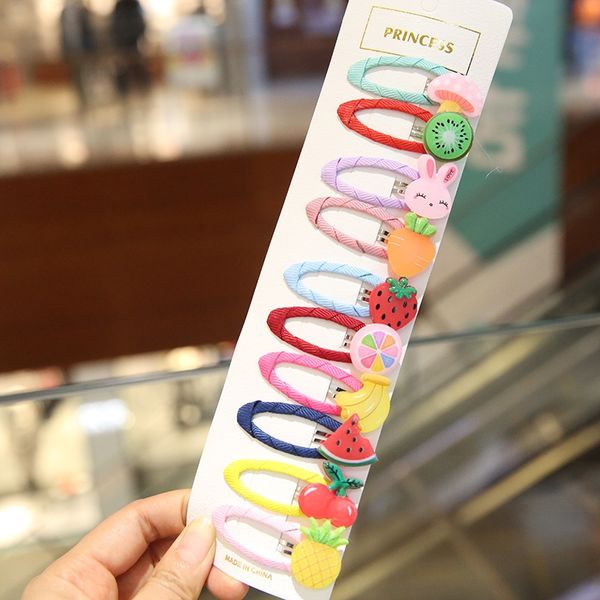 

ins baby headdress hairpin headdress set children's hair accessories girls hairpin not hurt hair bangs, Slivery;white