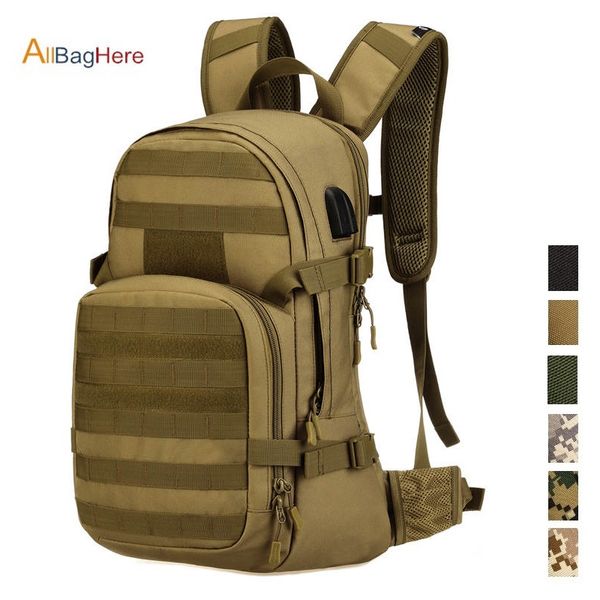 

tactical sport army backpack camo hunting outdoor travel adjustable high capacity bag for hiking fans climbing rucksack