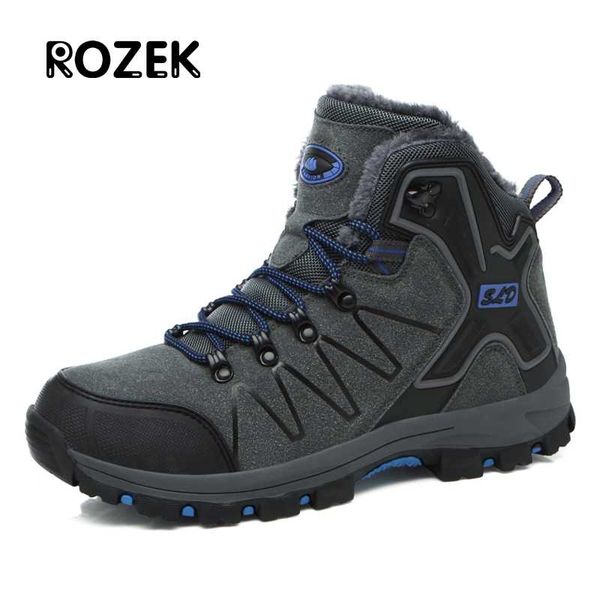

ozersk 2020 autumn winter nubuck leather mountain desert climbing shoes men ankle hiking boots fashion classic trekking footwear