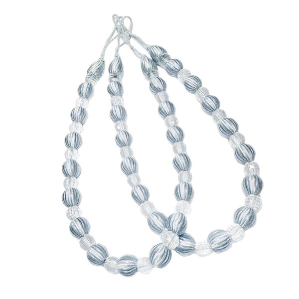 

2 pieces crystal curtain rope tiebacks holdback 72cm / 28 inch