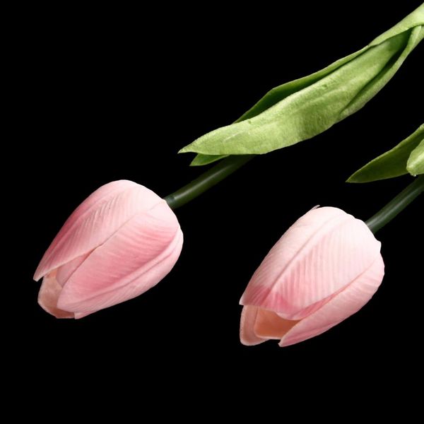 

10pcs tulip flower latex real touch for wedding bouquet decor flowers (pink tulip