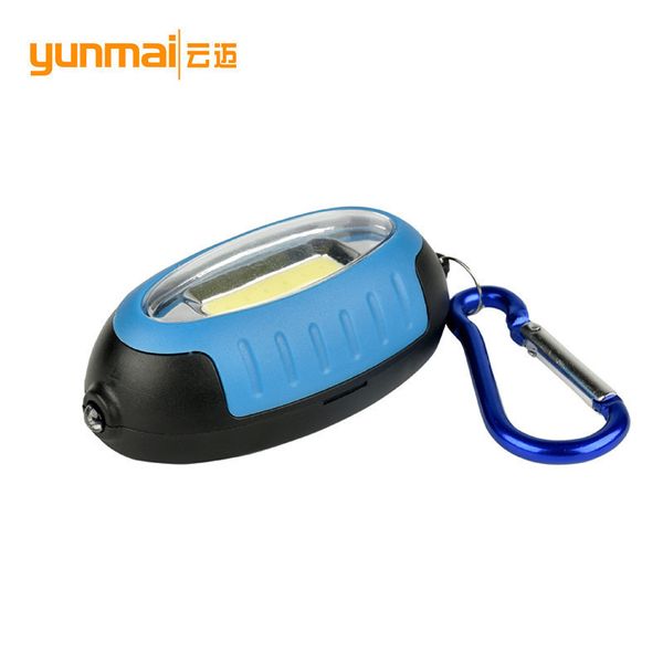 

cob mountaineering backpack key button mini- violet plastic lamp convenient carry