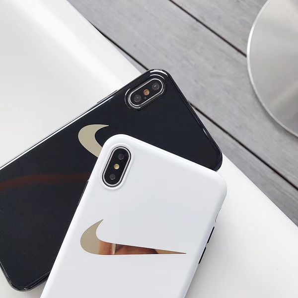 

One Piece Luxury телефон чехол для iPhone 6S 7 8 P X XS моды гальванических золотых тиснения знак