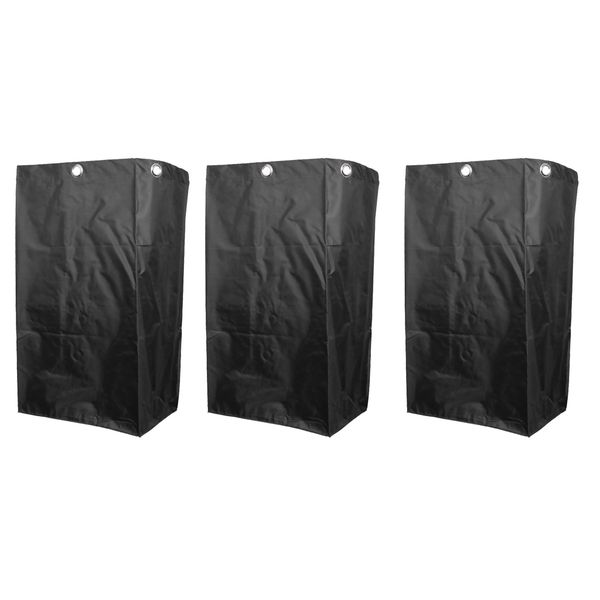 

3pieces оксфорд водонепроницаемой дворников очистки корзины замена сумка черный