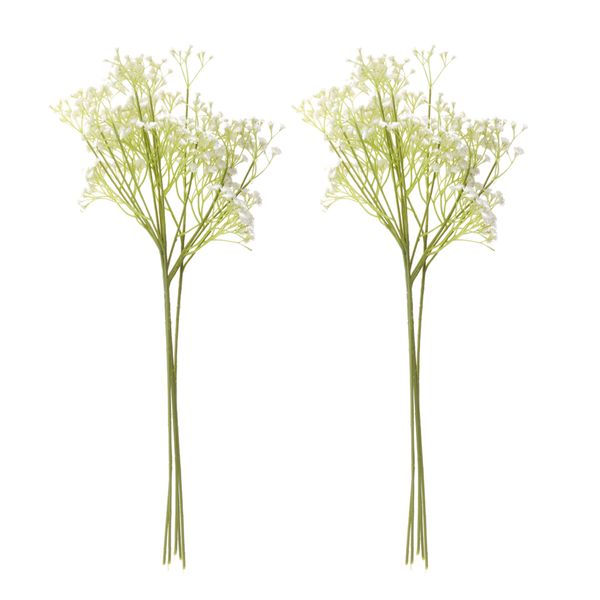 

10 bunch blossom artificial gypsophila flower wedding home decoration beige