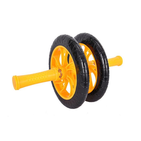

power roller abdominal wheel two-wheel roller mute ab rocket household men and women fitness sports equipment