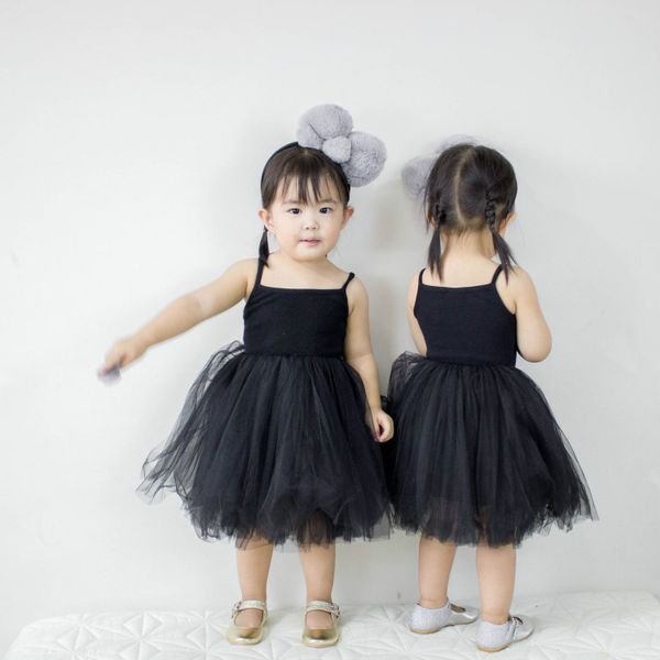 

fashion baby girls lace tulle sling dress children suspender mesh tutu princess dresses summer boutique kids clothing 80-120cm b330, Red;yellow