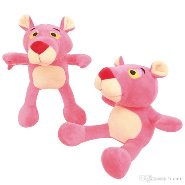 Commercio all'ingrosso del giocattolo del capretto dei regali di San Valentino delle bambole del pendente degli animali farciti del giocattolo della peluche del leopardo rosa di vendita calda
