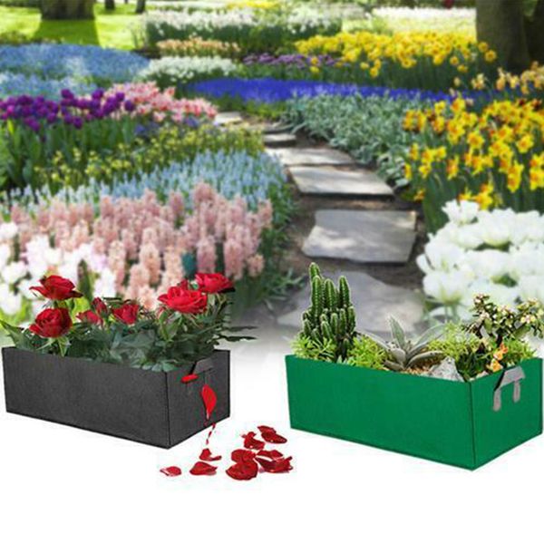 

grow bag ручка прямоугольник антикоррозионным аксессуар растительное planter garden bed нетканые галлона ткань цветок root control tree