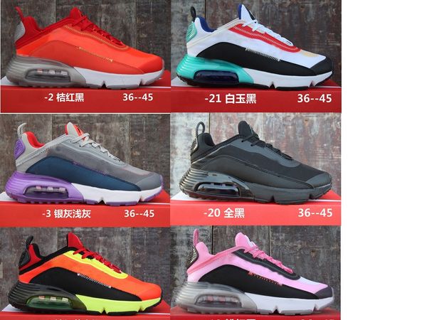 

2020 new 2090 men women running shoes bred triple black white pink oreo 2090s outdoors mens trainers designer sports sneakers 36-45