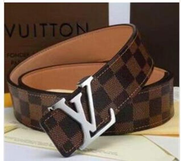 

2019.new fashion brand mens business belts luxury ceinture automatic buckle leather belts famous desinger men and women waist belts, Black;brown