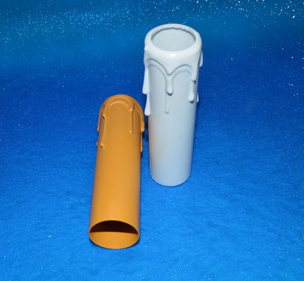 

Пластиковая капельная свечная трубка для люстры с лампочкой, рукав 100 мм * 25 мм для