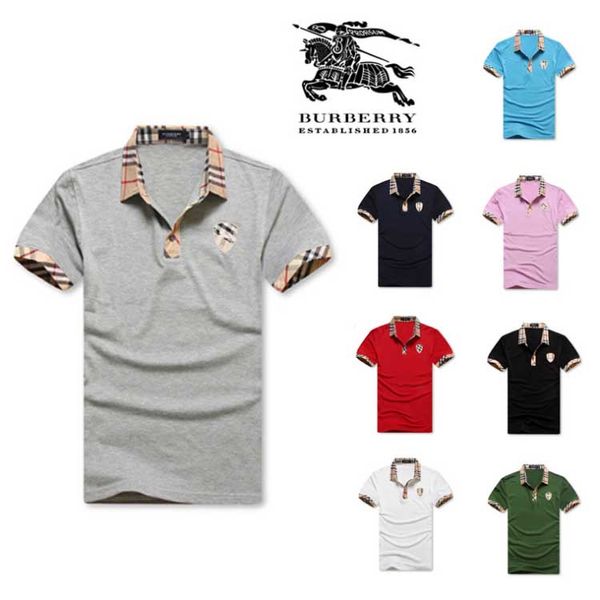 

2019 mens designer brand polos summer casual lattice stitching features plus fat tide fat large size lapel polo shirt chest short sleeve t, White;black