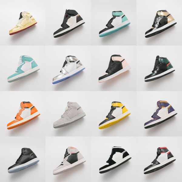 

2019 designer shoes mens women 1 high og turbo green grey crimson igloo crimson tint yellow ochre gold toe nigel sylvester 1s basketball