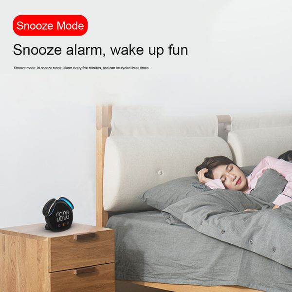 

rechargeable battery birthday gifts kids alarm clock for bedrooms smart induction student digital home decoration snooze mode