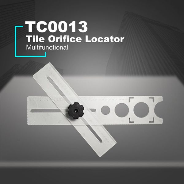 

tile punch punching fixator positioner chamfering device orifice locator universal multifunctional tile opening locator
