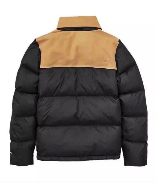 

19 мужских зимней куртка способа стороны севера совместных роскошный высокий конец пуховик прилив бренд высокого качество кожи шить открытую, Black