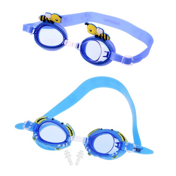 

swimming goggles glasses anti fog eye protection eyewear kids boys gift blue