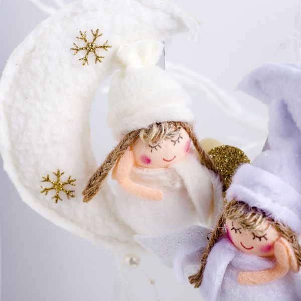 

moon girl angel doll pendant creative christmas tree ornaments christmas hanging doll