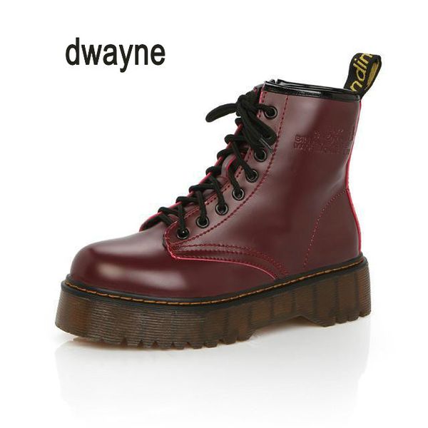 

Dwayne brand women 039 boot marten leather winter warm hoe motorcycle women ankle boot doc martin autumn women oxford hoe