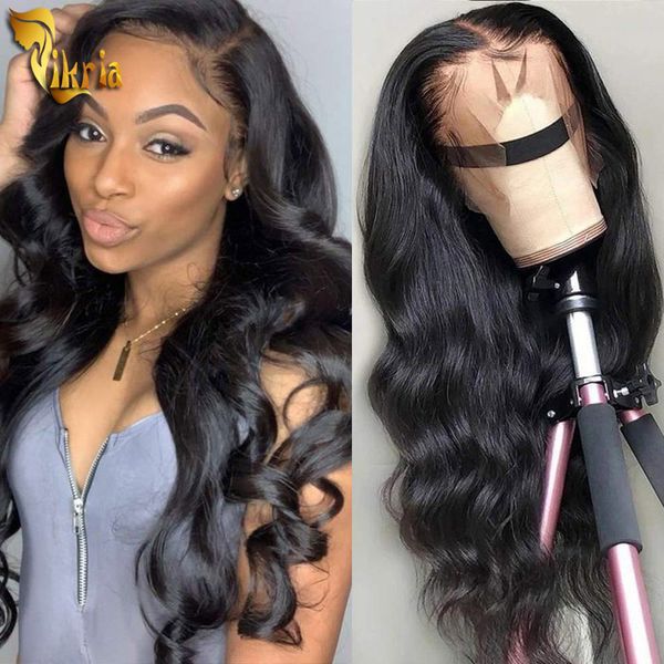 

body wave full lace human hair wig 13x4 lace front wig 100% human hair unprocessed remy hair brazilian malaysian peruvian, Black;brown