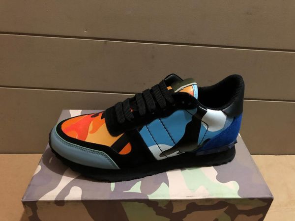 

new wholesale women/men casual shoes camouflage leather lace up couple star shoes flat shoes size 35-46, Black