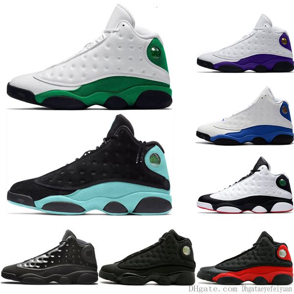 

new arrive 13 mens basketball shoes 13s celtics island green hyper royal court purple love and respect phantom bred sneakers sports shoes