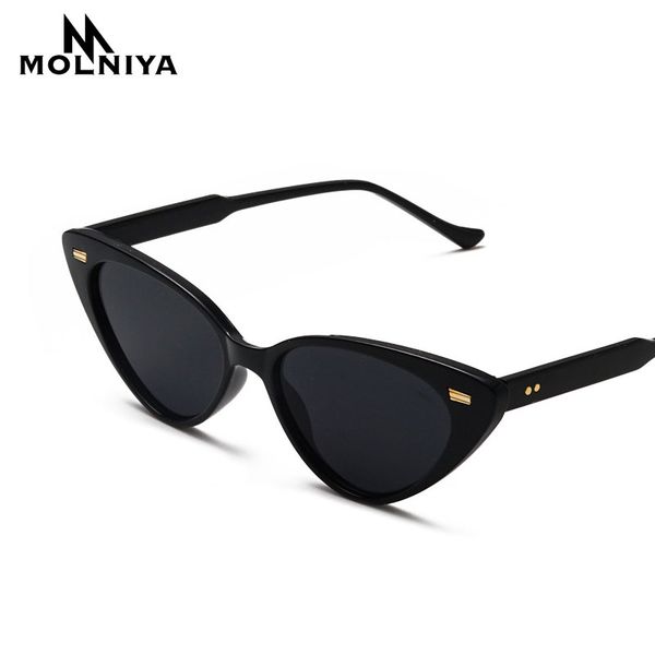 

new fashion sexy cat eye солнцезащитные очки triangle дам малый современное ретро женщин конструктора солнцезащитные очки для женщин оттенки, White;black