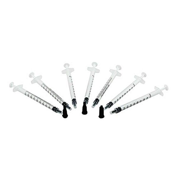 

dispensing syringes 1cc 1ml plastic with tip cap pack of 100