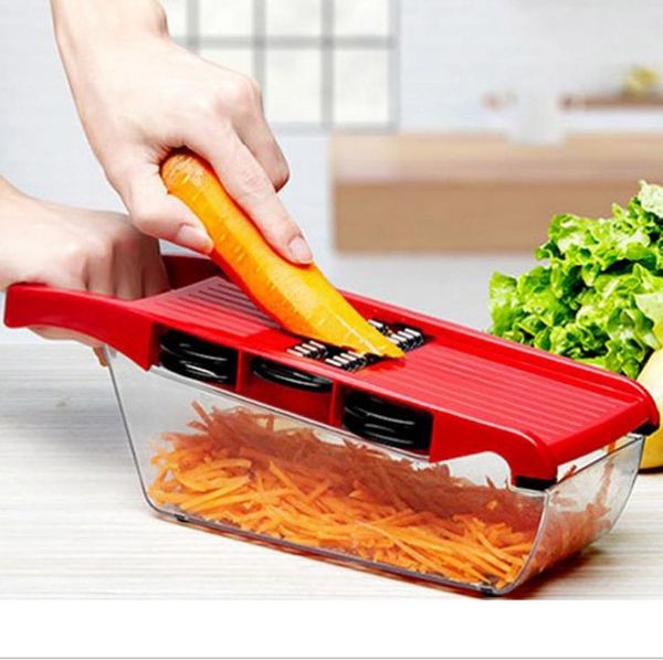 

овощной фруктовый резак со стальным лезвием мандолина slicer картофелечистка морковь сыр терка овощерезка кухонные принадлежности инструмент