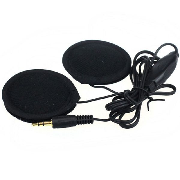 

universal 2 speakers headphone volume control for mp3 gps for motorbike in-helmet pratical accessories 90805