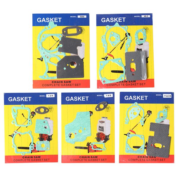 

full gasket set sealing for chainsaw 4500 5200 brush cutter grass trimmer 40-5 44-5 tl43 tl52 139f gx35 140 45cc 43cc 52cc