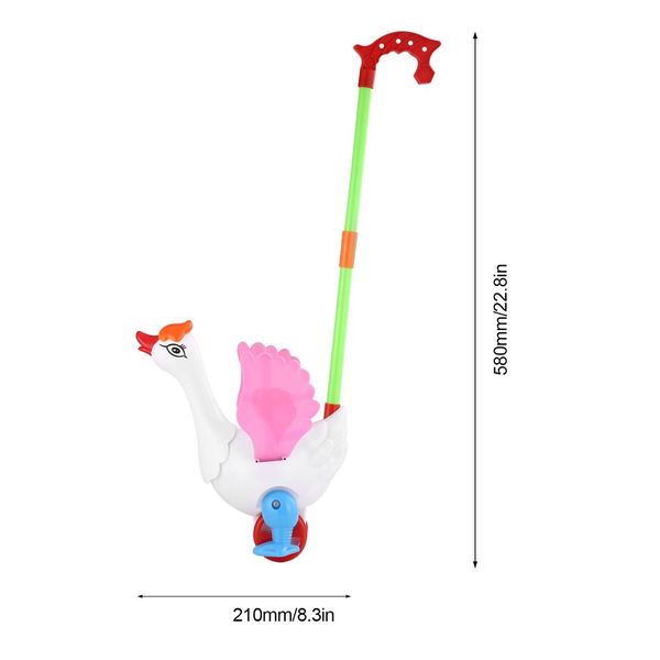 

ocday baby toys hand push & pull baby walking toys infant kids early dvelopment single rod hand pushed laying eggs animal toys